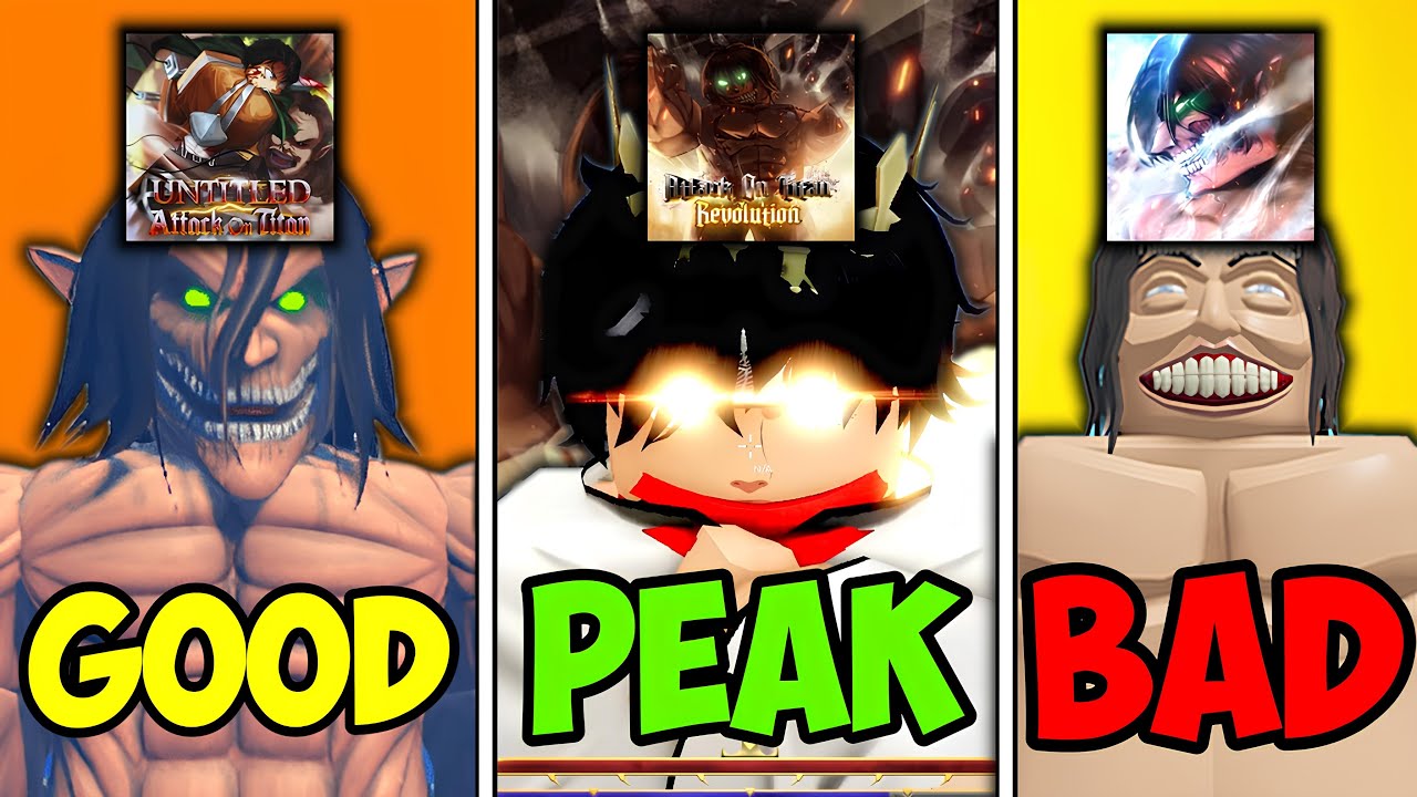 Ranking Every AOT game on Roblox | Tierlist