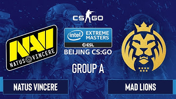 CS:GO - Natus Vincere vs. MAD Lions [Nuke] Map 1 - IEM Beijing 2020 Online - Group A - EU
