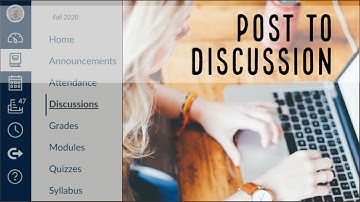 How to Post to a Discussion in Canvas