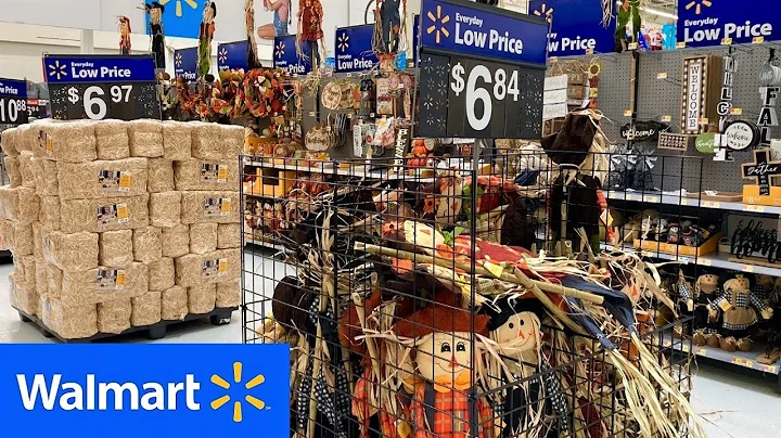 WALMART FALL DECOR FALL DECORATIONS HOME DECOR SHOP WITH ME SHOPPING STORE WALK THROUGH