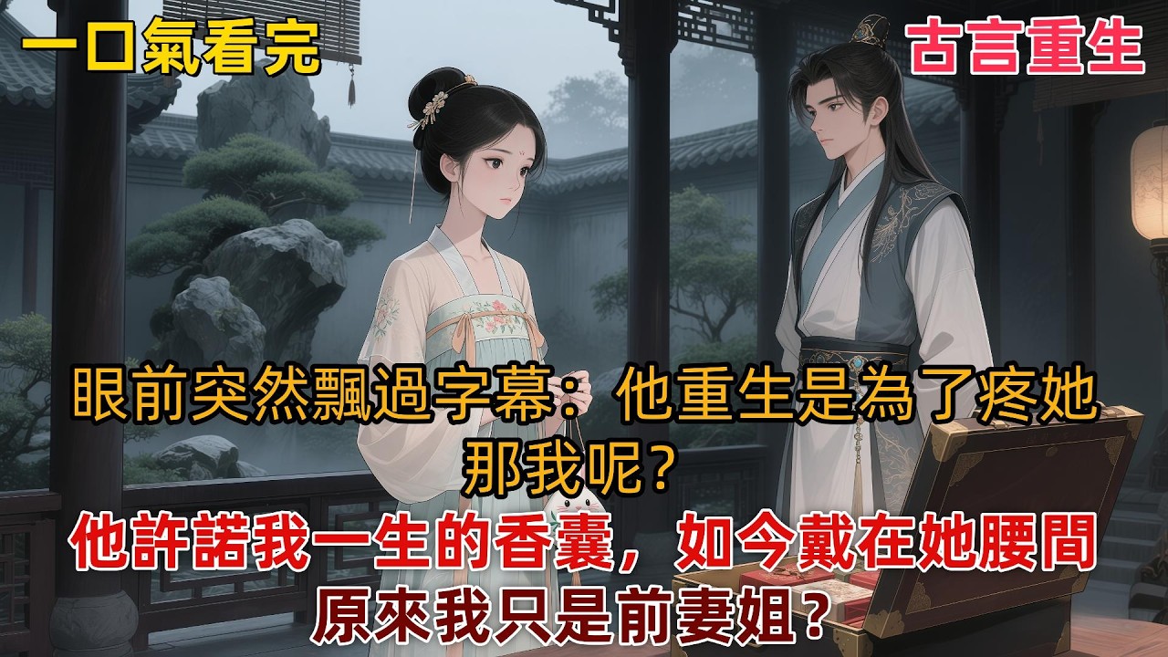【完結打臉爽文】未婚夫送來家裡的東西變成了兩份。我一份，庶妹一份。江淮卿說看見賀念念躲起來哭，不過是順手可憐她罷了，讓我不要放在心上。#宅斗 #女性成长 #古言小说 #小说推文 #言情小说 #有声书