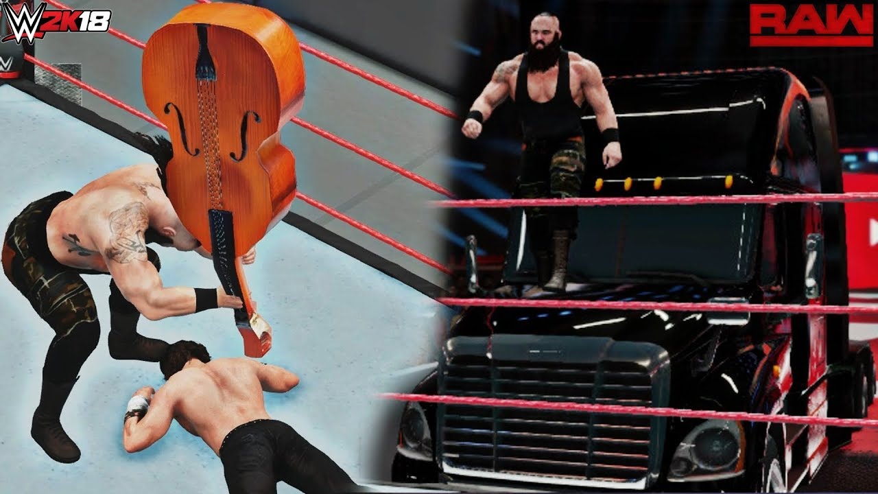 WWE 2K18 Collection of Braun Strowman's Historic objects Of Destruction