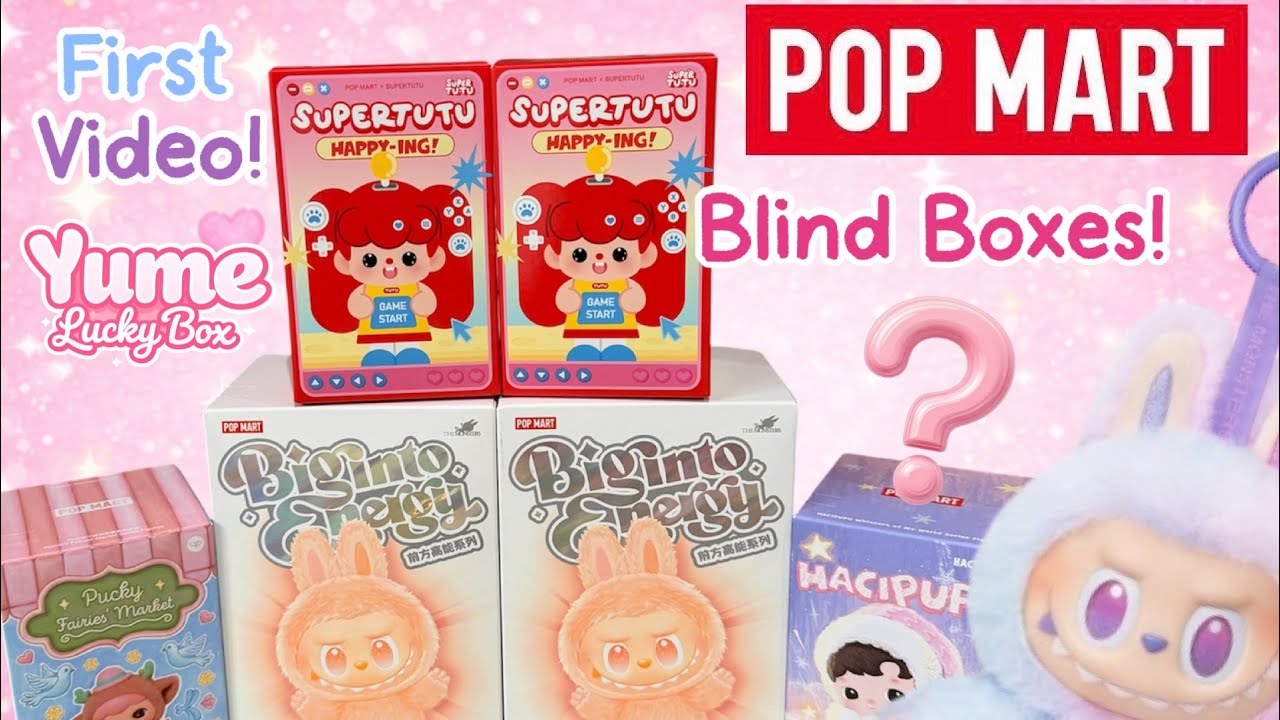 ﾟ: *✧･ﾟFIRST BLIND BOX UNBOXING! Pop Mart New Releases! ﾟ: *✧