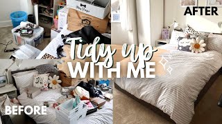 DECLUTTER & ORGANISE WITH ME! 🏡 spring clean & spare room tidy • beauty products and board games screenshot 5