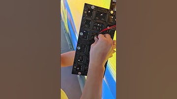 Repair the indoor LED wall.#ledwall #ledscreen #leddisplay #ledmodule #eagerled