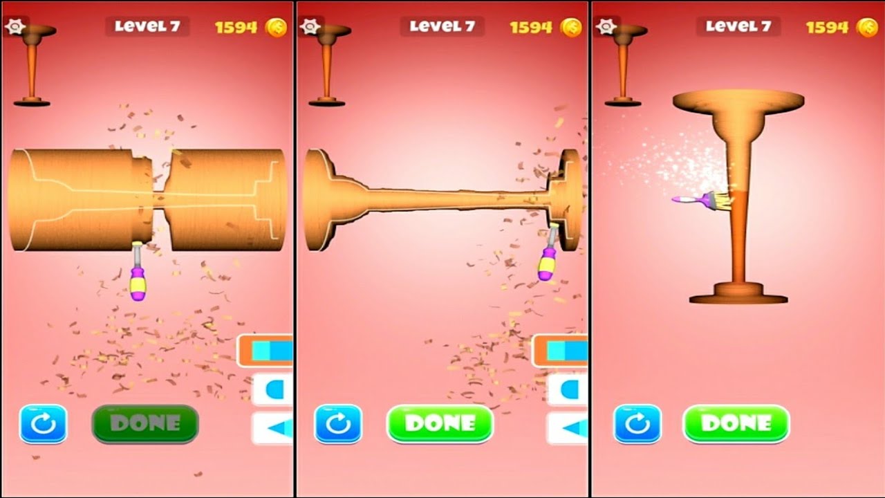 Polished Wood wood Carving Android Gameplay Subject Free YouTube