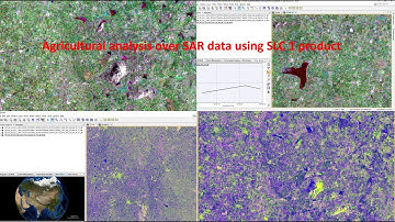Agricultural analysis over SAR data using SLC 1 product