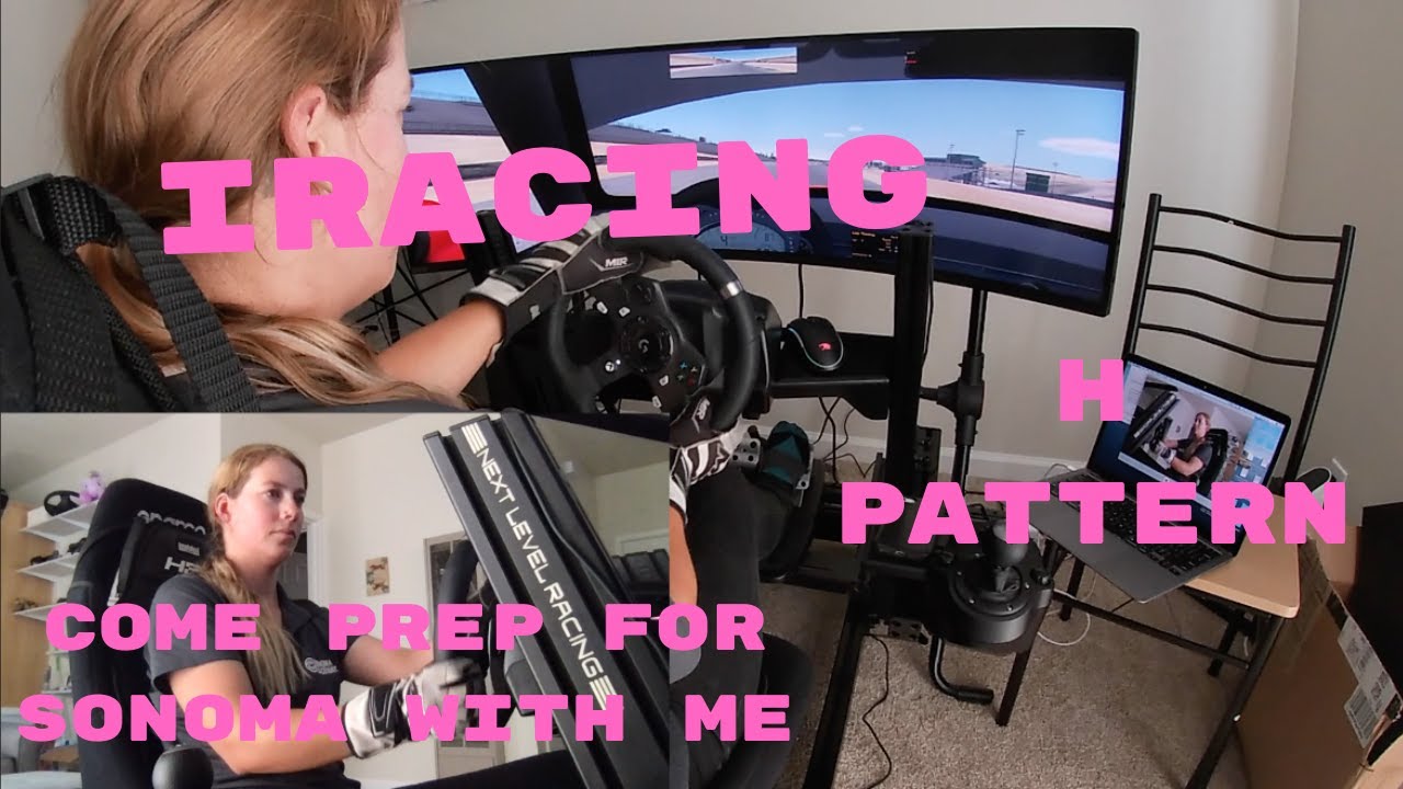 iRacing: Sonoma Raceway with an H shifter