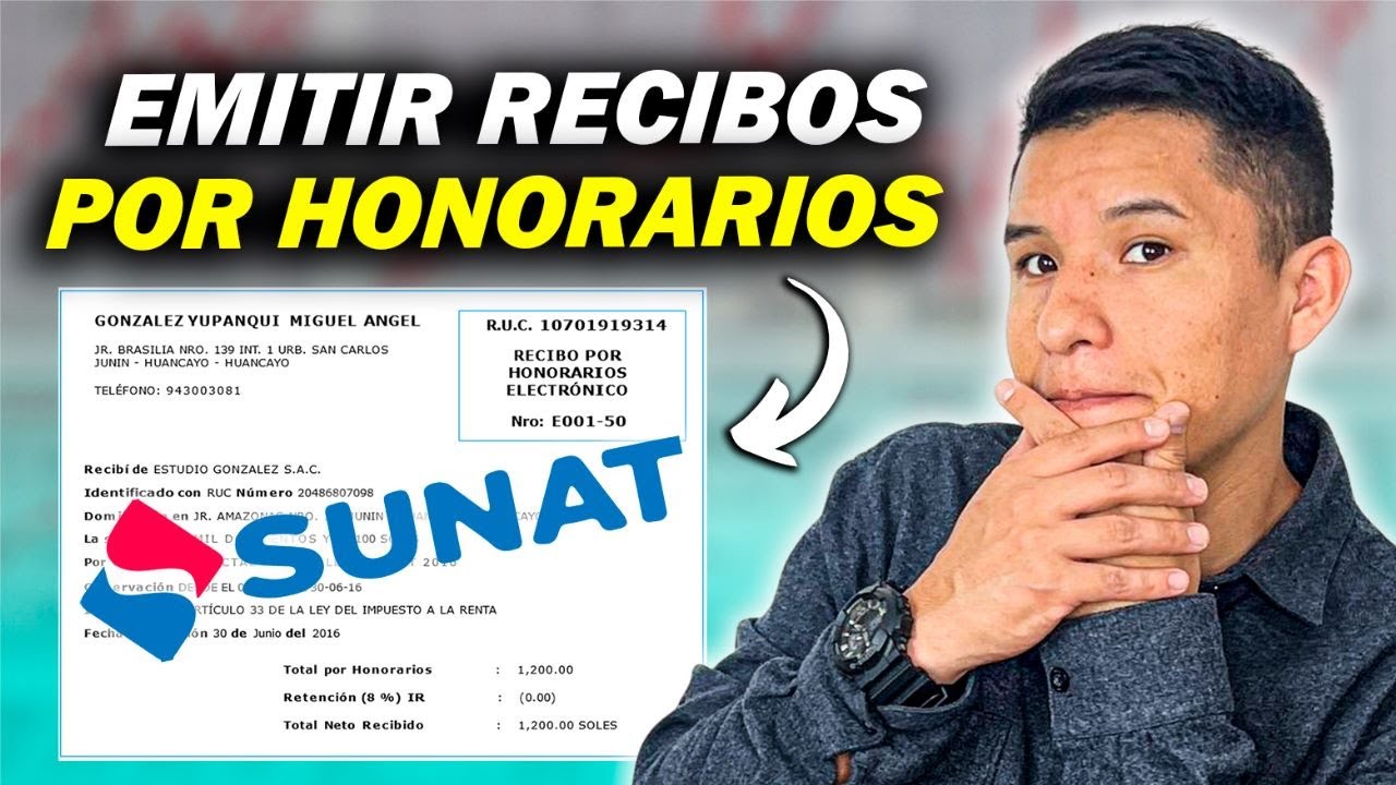 🤑 COMÓ emitir RECIBOS por HONORARIOS ELECTRONICOS [SUNAT 2025] ✅ TUTORIAL PASO a PASO