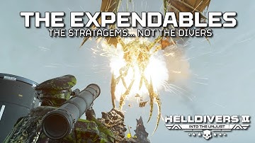THE EXPENDABLES - All Expendable Rockets + Solo Silo Team Loadout! | Helldivers 2