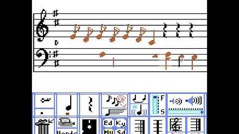 The Music Studio - Activision (1985) - Commodore 64 - Canon in D