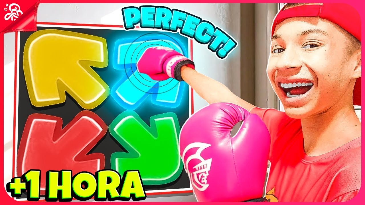 A LUTA DE BOXE DE FRIDAY NIGHT FUNKIN +1 HORA COMPRANDO PRODUTOS