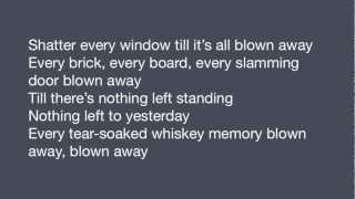Blown Away Lyrics