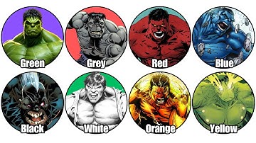 Major Hulk Colors Explained In 14 Minutes