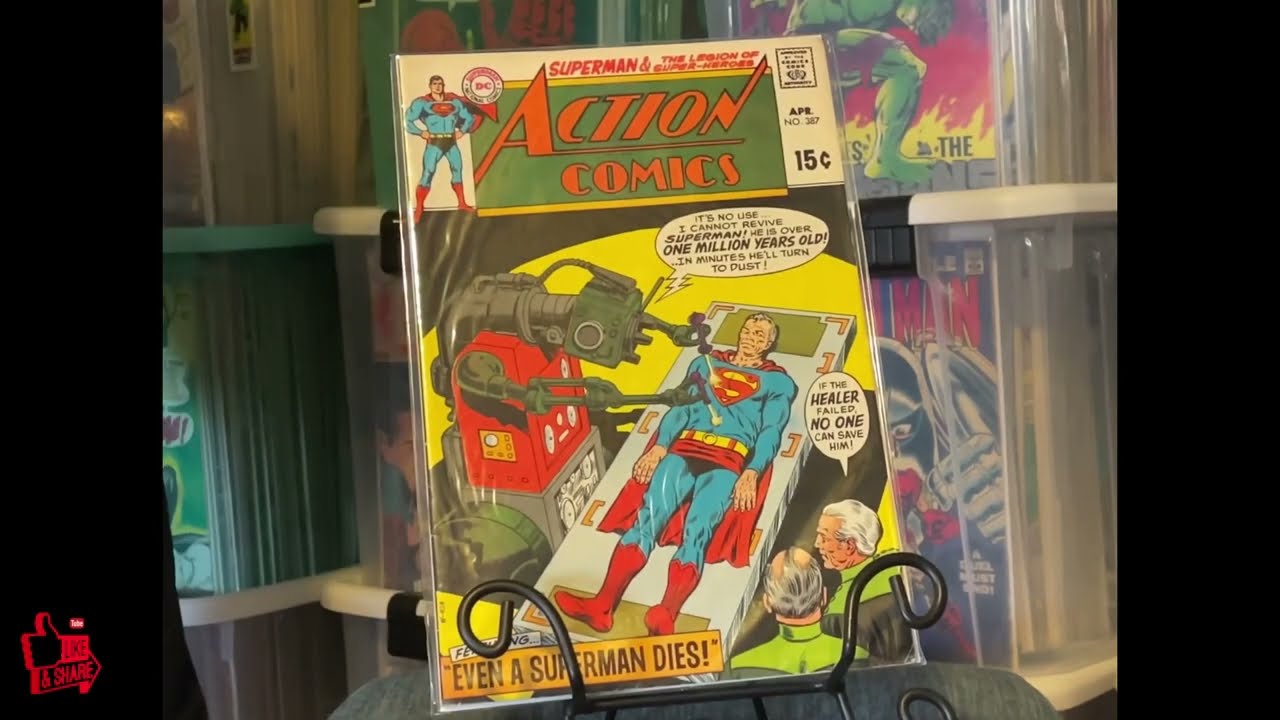 Action Comics Superman Run (234 - 453) first flying superman in issue #13 (1939).