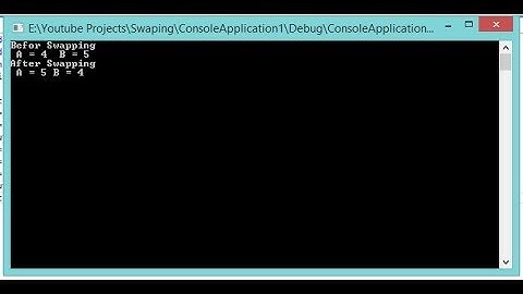 Swap two variables without third variable or swap function | C++  | Programming Solution