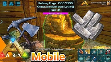How to Get Metal Ingots Fast in Ark Mobile Revamp | Ark Ultimate Mobile Edition (Android/iOS)