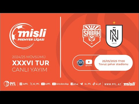 Misli Premyer Liqası 2024/2025 XXXVI tur “Sabah” – “Neftçi”