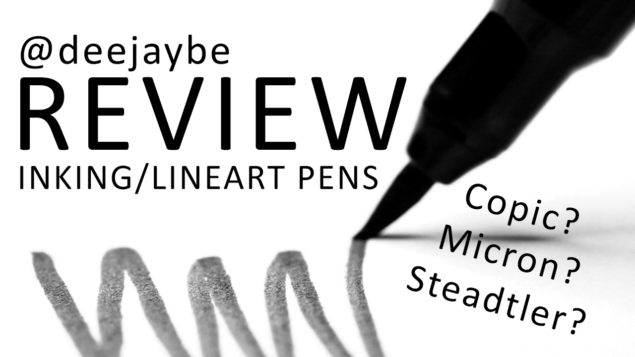 Which INKINK/LINEART PEN is the best? PRODUCT REVIEW 