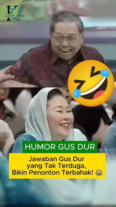 GUS DUR HUMOR: Gus Dur's Unexpected Answer, The Whole Audience Laughed! 😂 #gusdur #humorgusdur