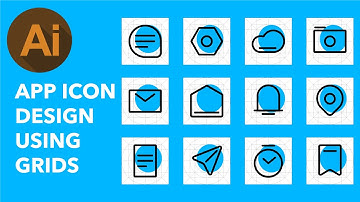 How to design professional App Interface Icon Using Grid