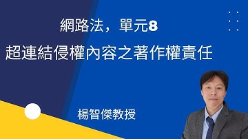 網路法，單元8：超連結侵權內容之著作權責任