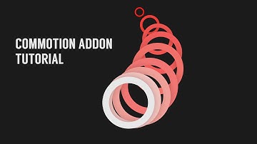 Simple motiongraphics with Commotion add-on