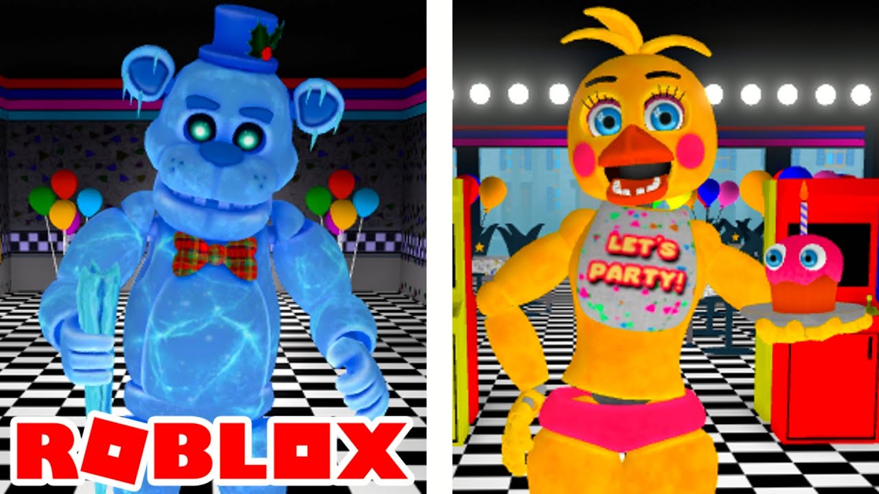 How To Get Fnaf Ar Freddy Frostbear And Toy Chica In Roblox Circus Baby S Pizza World Roleplay Youtube - toy chica roblox shirt