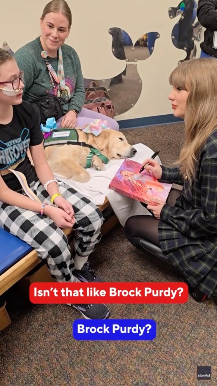 Taylor Swift shares sweet moment with child during hospital visit #shorts