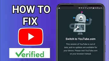 How to Fix YouTube Out of Date Problem | “Switch to YouTube.com” Error on Android (2025 Update)
