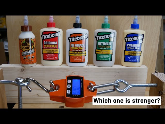 Differences Between Titebond Glues - The Wood Whisperer