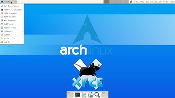 How to install GUI in Arch Linux - Desktop Environment XFCE