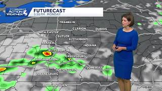 Western PA Isolated showers or storm this afternoon August 17