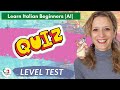 37. Learn Italian Beginners (A1) - Level test