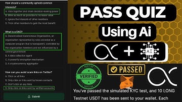Pass OEX Long Testnet KYC using Ai: Openex Quiz Answers #oex #core