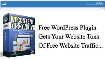 Free WordPress Plugin Gets Your Website Tons Of Free Website Traffic