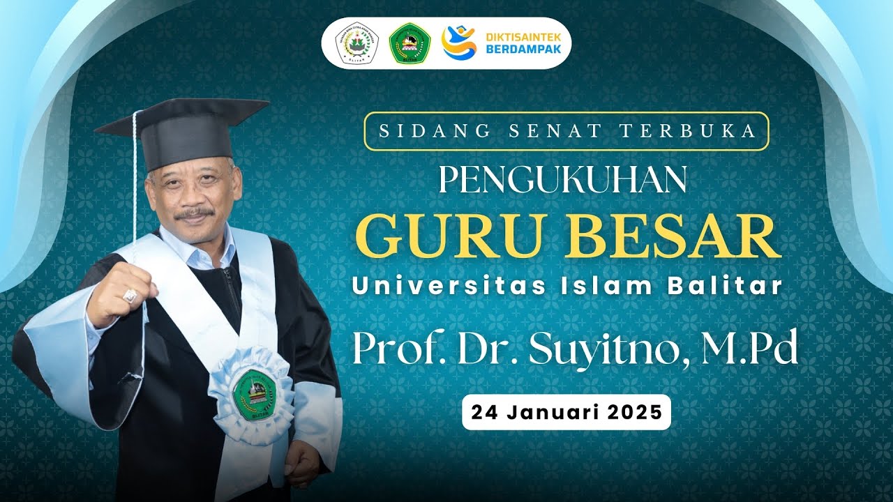 SIDANG SENAT TERBUKA UNISBA BLITAR PENGUKUHAN GURU BESAR