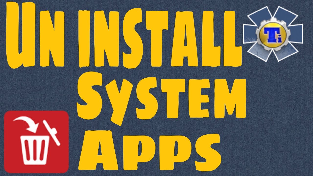 How To Unistall System Built in Apps From Android Remove Bloatware 