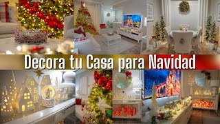 DECORA tu SALA y COMEDOR para NAVIDAD 2023 / Christmas Decor ideas / Decoración Navideña