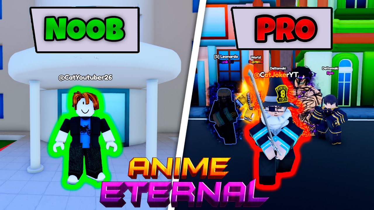 ОТ НУБА до ПРО в ANIME ETERNAL РОБЛОКС