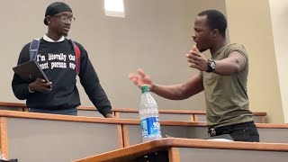 Nerd Gets Pressed In Lecture Prank!