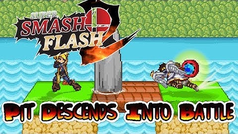 Super Smash Flash 2 Beta Gameplay: Pit Arrow Snipes
