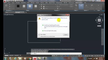 AutoCAD I  23-09 Hatching Unclosed Areas and Correcting Boundary Errors