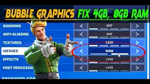 FIX Performance Mode  (Meshes)(BUBBLE TEXTURE) Low Building Textures Fix Latest Update 2021 FORTNITE