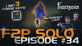 I kill the Boss at Odin's and now I have 3 Forge Keys! Frostborn F2P Solo Series. Ep. 34 - JCF