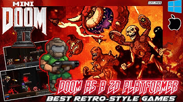 MiniDoom 2 - Doom Goes 2D Platforming! #doom #doom1993 #fangame