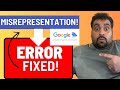 How To Fix Google Merchant Center Misrepresentation Error (2024/25)