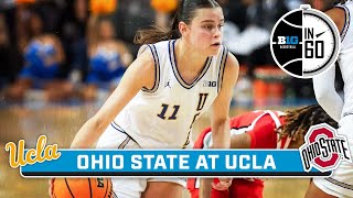 Ohio State at UCLA | Feb. 5, 2025 | B1G Basketball in 60