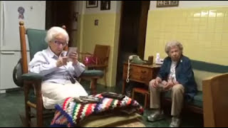 Elderly Sisters Argue with Each Other - Funny