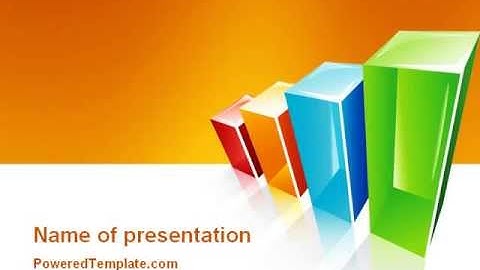 Rating Histogram PowerPoint Template by PoweredTemplate.com